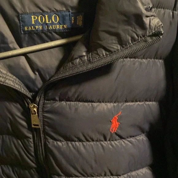 Navy blue Ralph Lauren Puffer - Picture 2 of 2